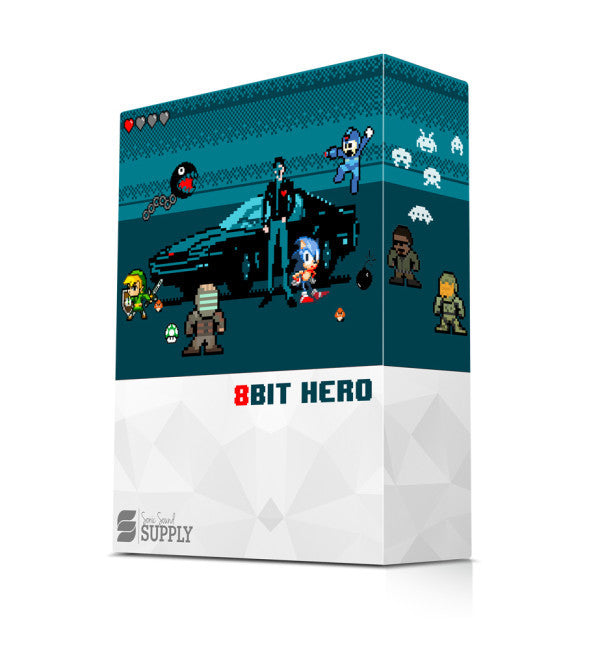 8 Bit Hero - Sonic Sound Supply - drum kits, construction kits, vst, loops and samples, free producer kits, producer sounds, make beats