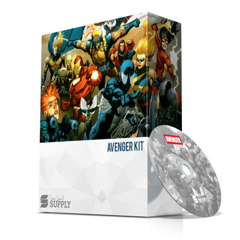 Avenger Kit - Sonic Sound Supply - drum kits, construction kits, vst, loops and samples, free producer kits, producer sounds, make beats
