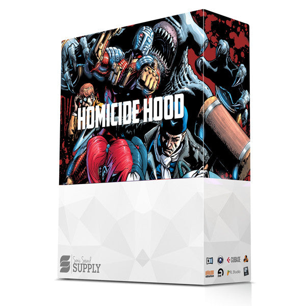Homicide Hood - Sonic Sound Supply - drum kits, construction kits, vst, loops and samples, free producer kits, producer sounds, make beats