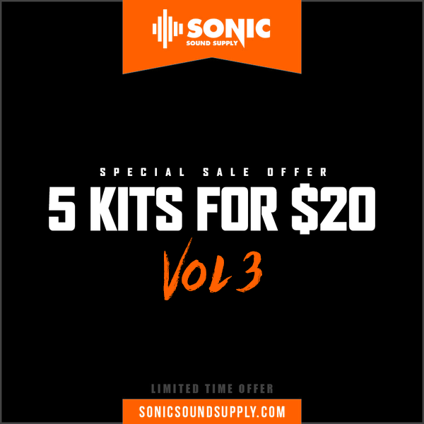 5 KITS FOR $20 - Sonic Sound Supply - drum kits, construction kits, vst, loops and samples, free producer kits, producer sounds, make beats