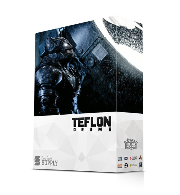 Teflon Drums - Sonic Sound Supply - drum kits, construction kits, vst, loops and samples, free producer kits, producer sounds, make beats