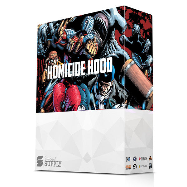 Homicide Hood - Sonic Sound Supply - drum kits, construction kits, vst, loops and samples, free producer kits, producer sounds, make beats
